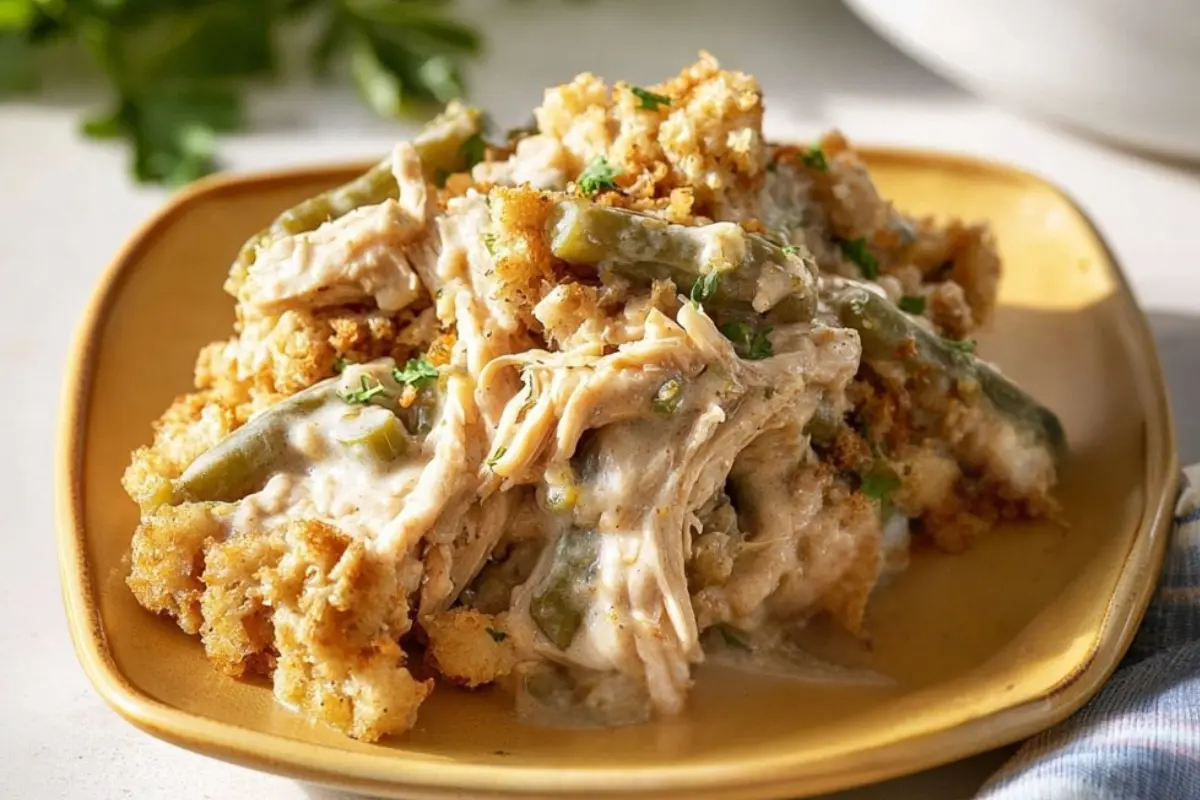 Crockpot Chicken and Stuffing