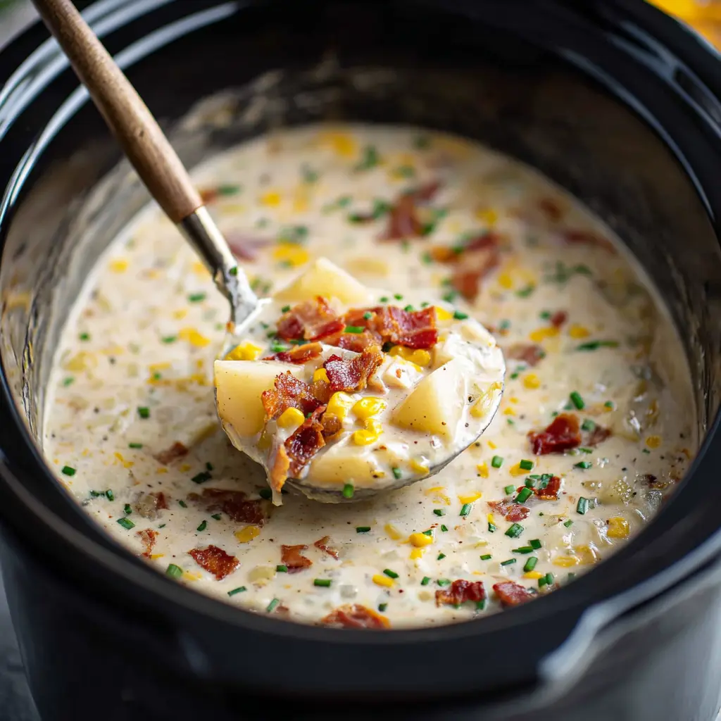Crockpot Corn Chowder Recipe
