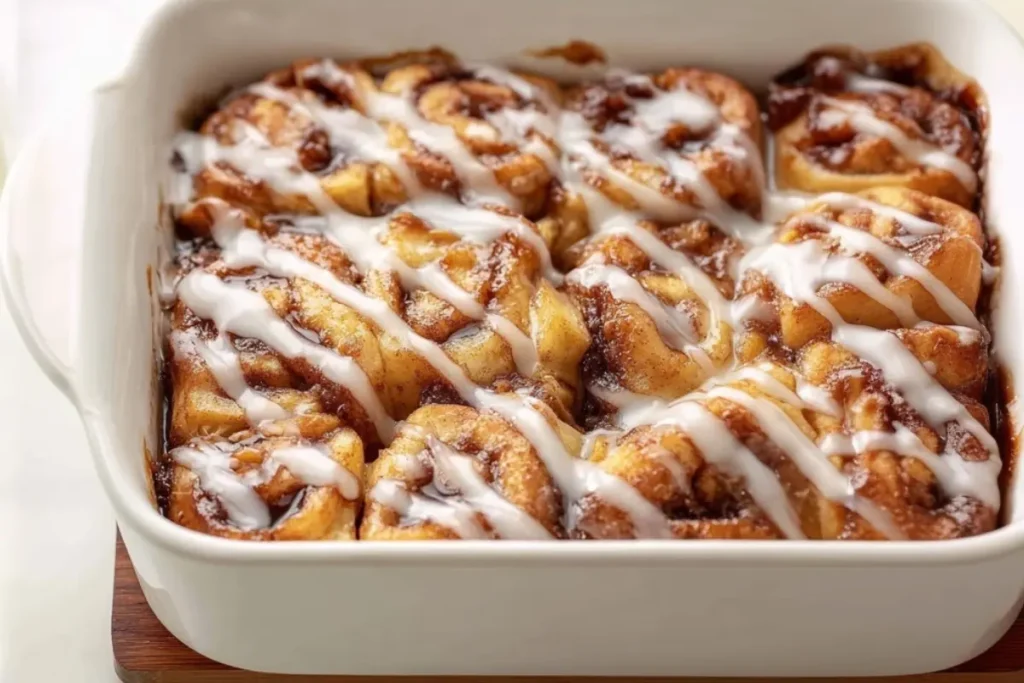Easy Apple Pie Cinnamon Rolls Casserole Recipe