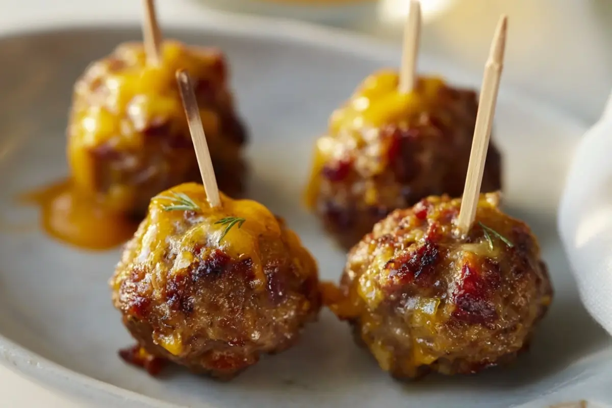 Easy Bacon Cheeseburger Balls