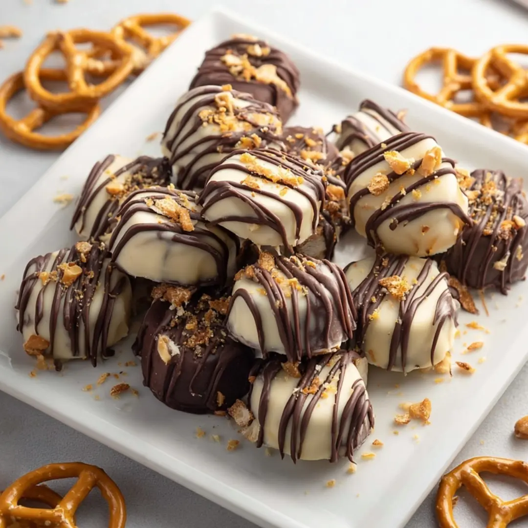 Easy Chocolate Peanut Butter Pretzel Candies