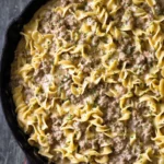 Easy Ground Beef Stroganoff Recipe with Hamburger
