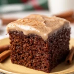 Gingerbread Cake with Cinnamon Molasses Frosting