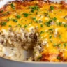 Hamburger rice casserole