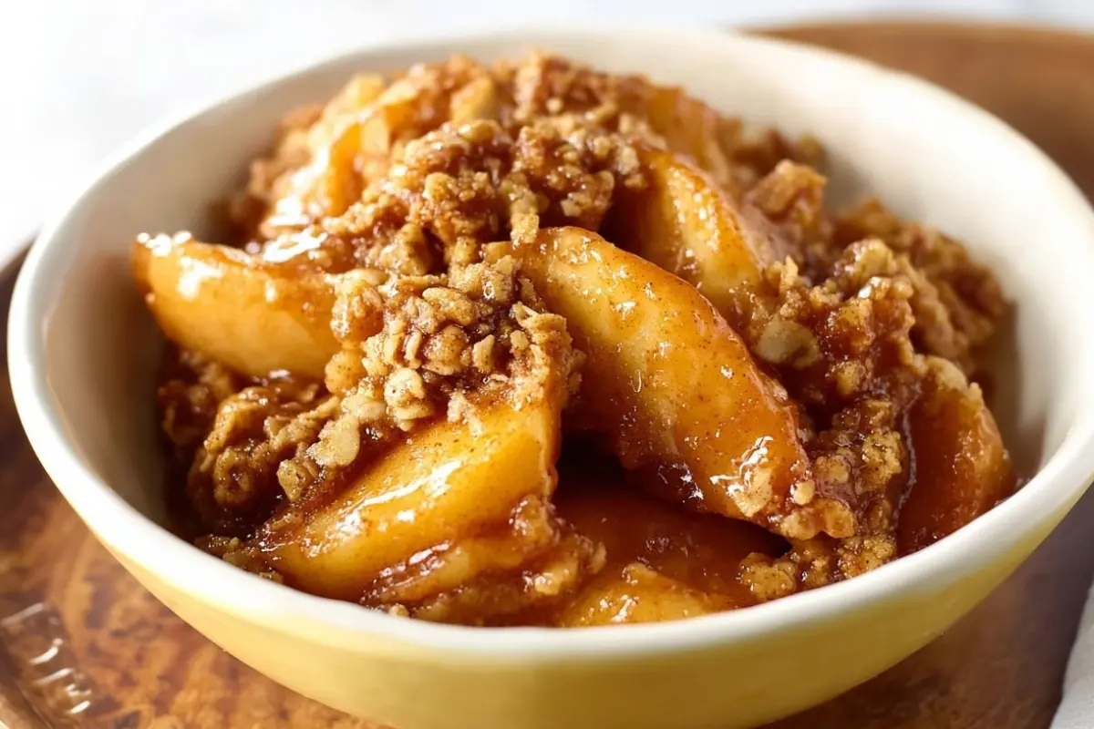 Homemade Apple Crisp recipe