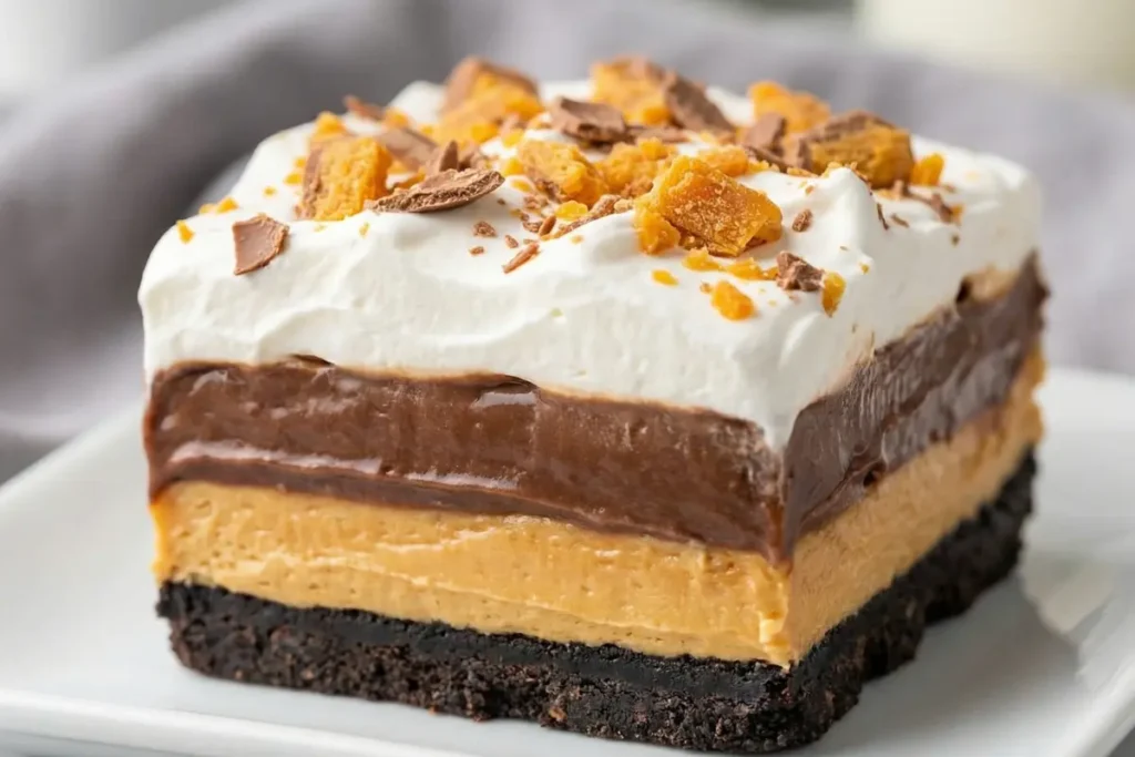 No Bake Butterfinger Lush