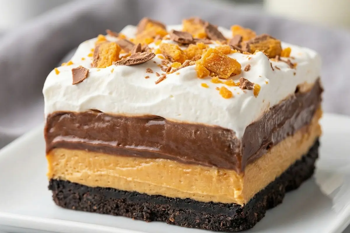 No Bake Butterfinger Lush