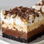 No Bake Chocolate Peanut Butter Dream Bars