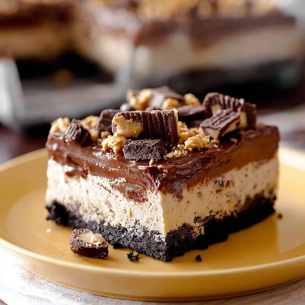 No Bake Chocolate Peanut Butter