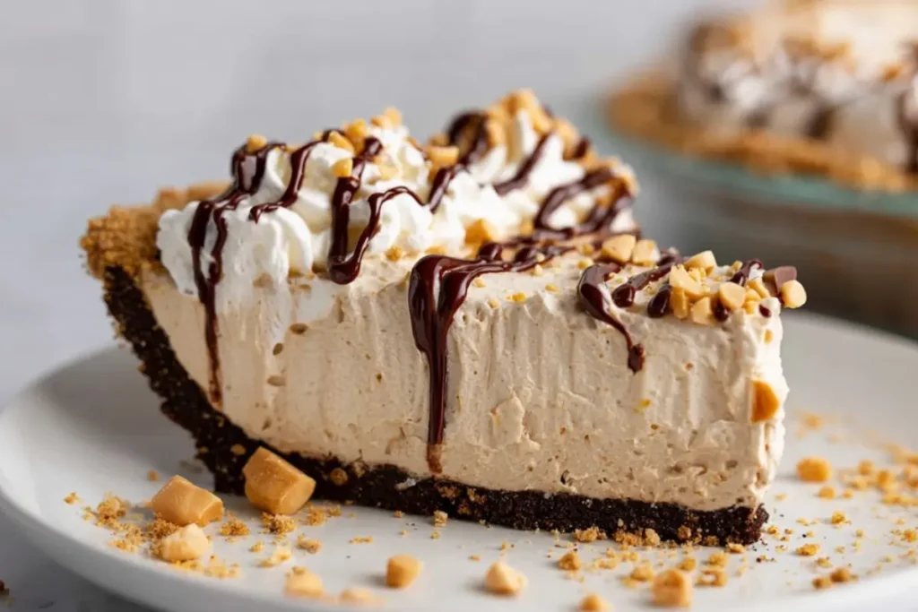 No Bake Cream Cheese Peanut Butter Pie