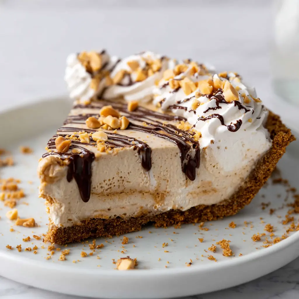 No-Bake Cream Cheese Peanut Butter Pie