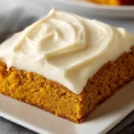 Old Fashioned Pumpkin Bars with Cream Cheese Frosting