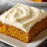 Old Fashioned Pumpkin Bars with Cream Cheese Frosting