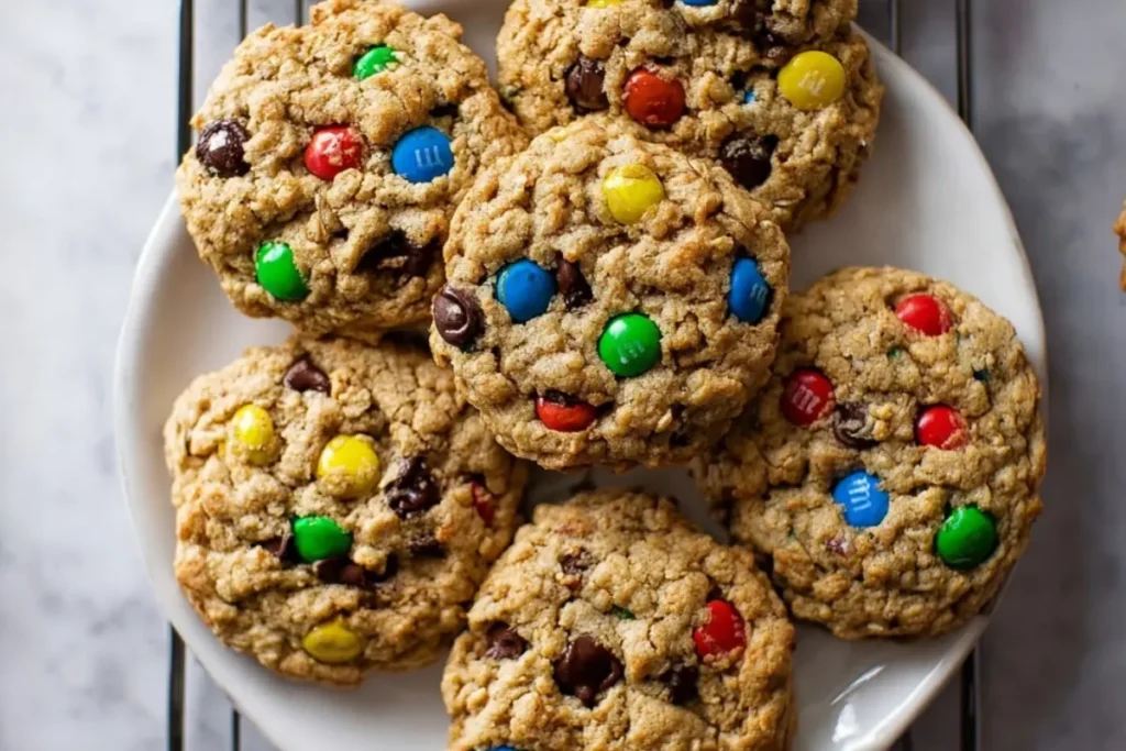 Peanut Butter Oatmeal Monster cookies