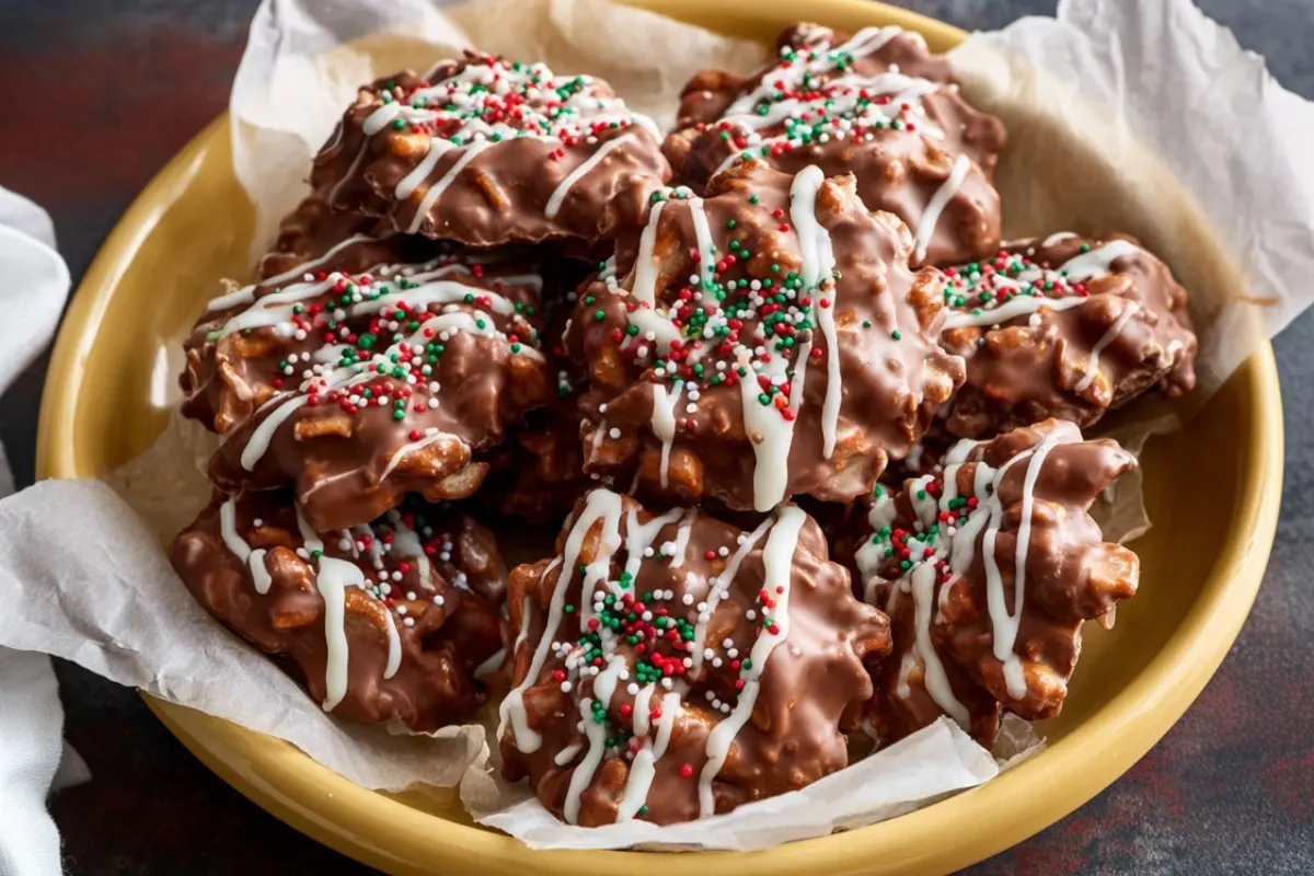Peanut Butter Pretzel Crockpot Candy