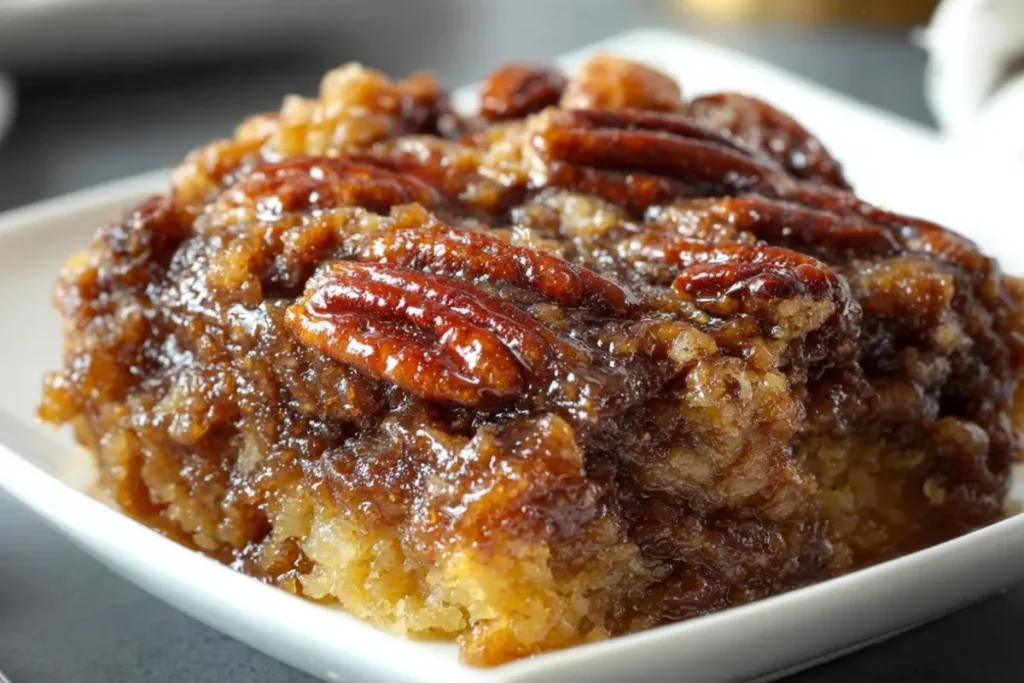 Pecan Pie Dump Cake