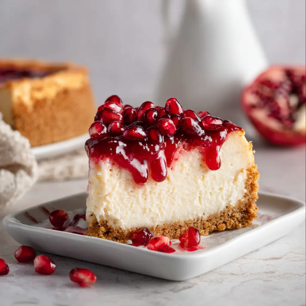 Pomegranate Cheesecake Recipe