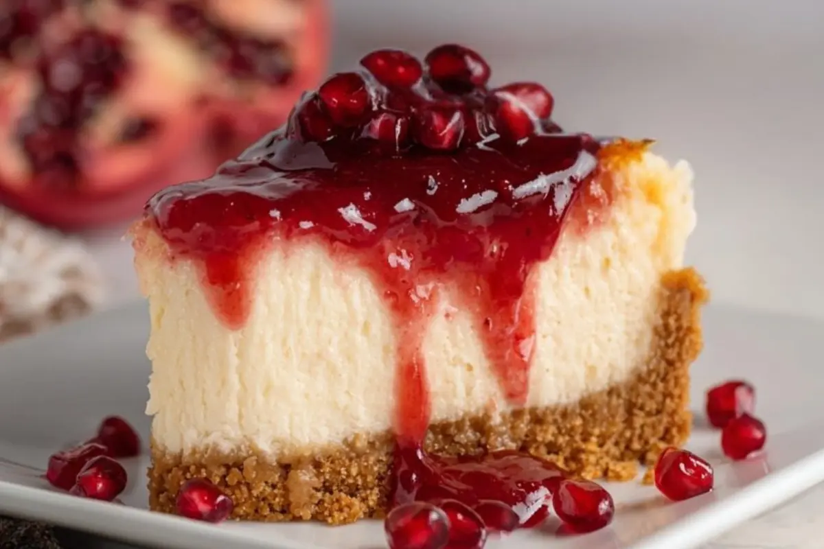 Pomegranate Cheesecake