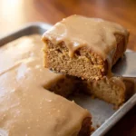 Pumpkin Cake with Caramel Cider Sauce