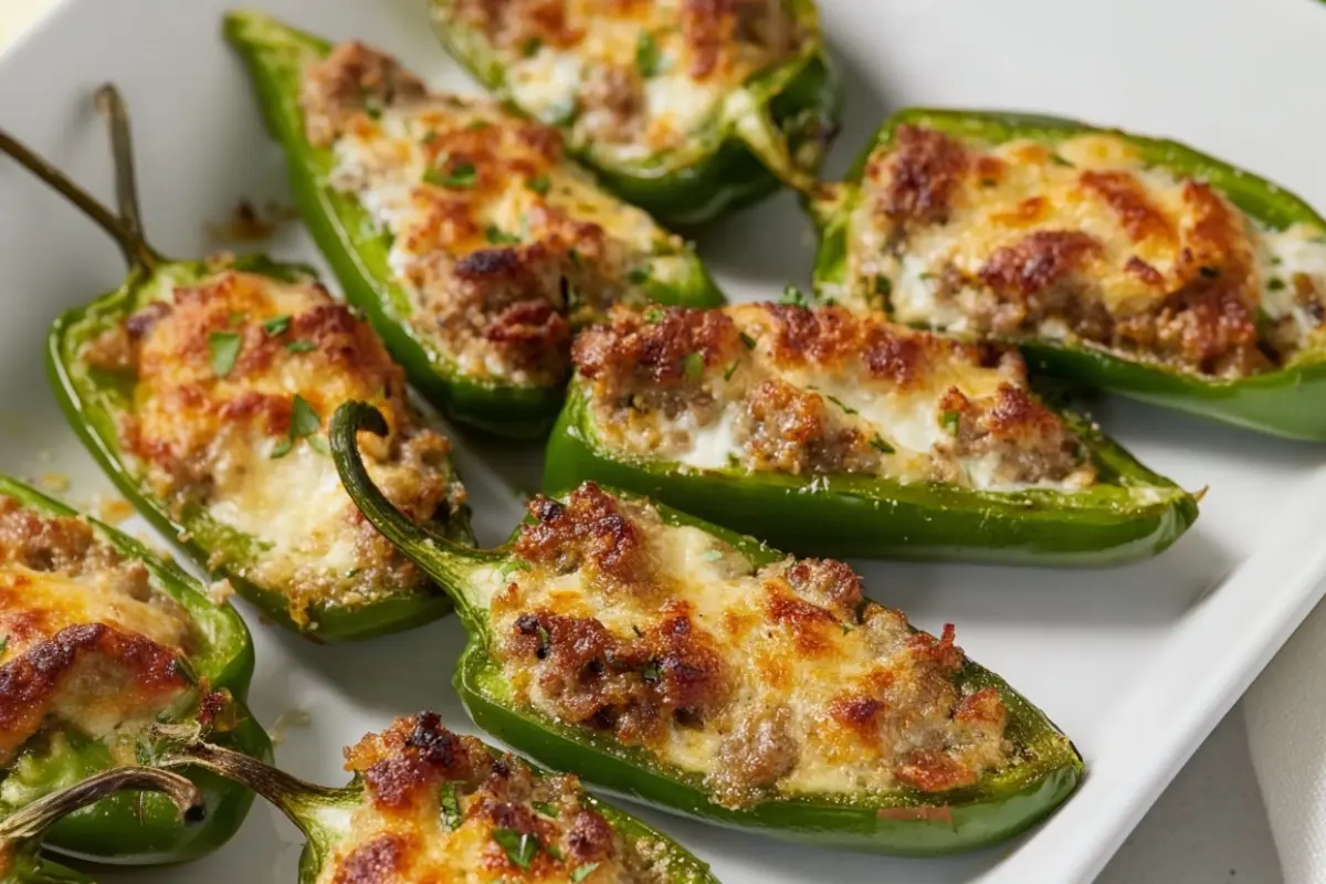 Sausage Stuffed Jalapeños