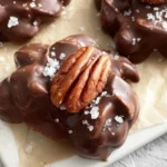 Slow Cooker Chocolate Caramel Pecan Clusters