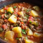Slow Cooker Hamburger Stew
