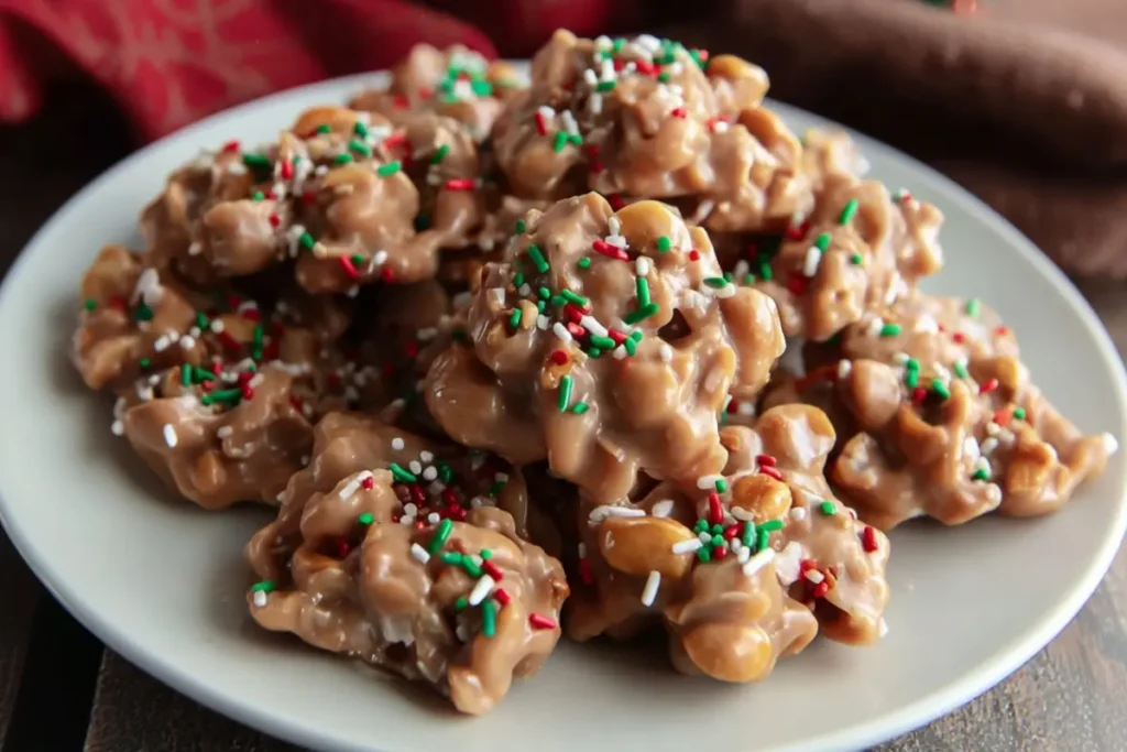 Slow Cooker Peanut Clusters