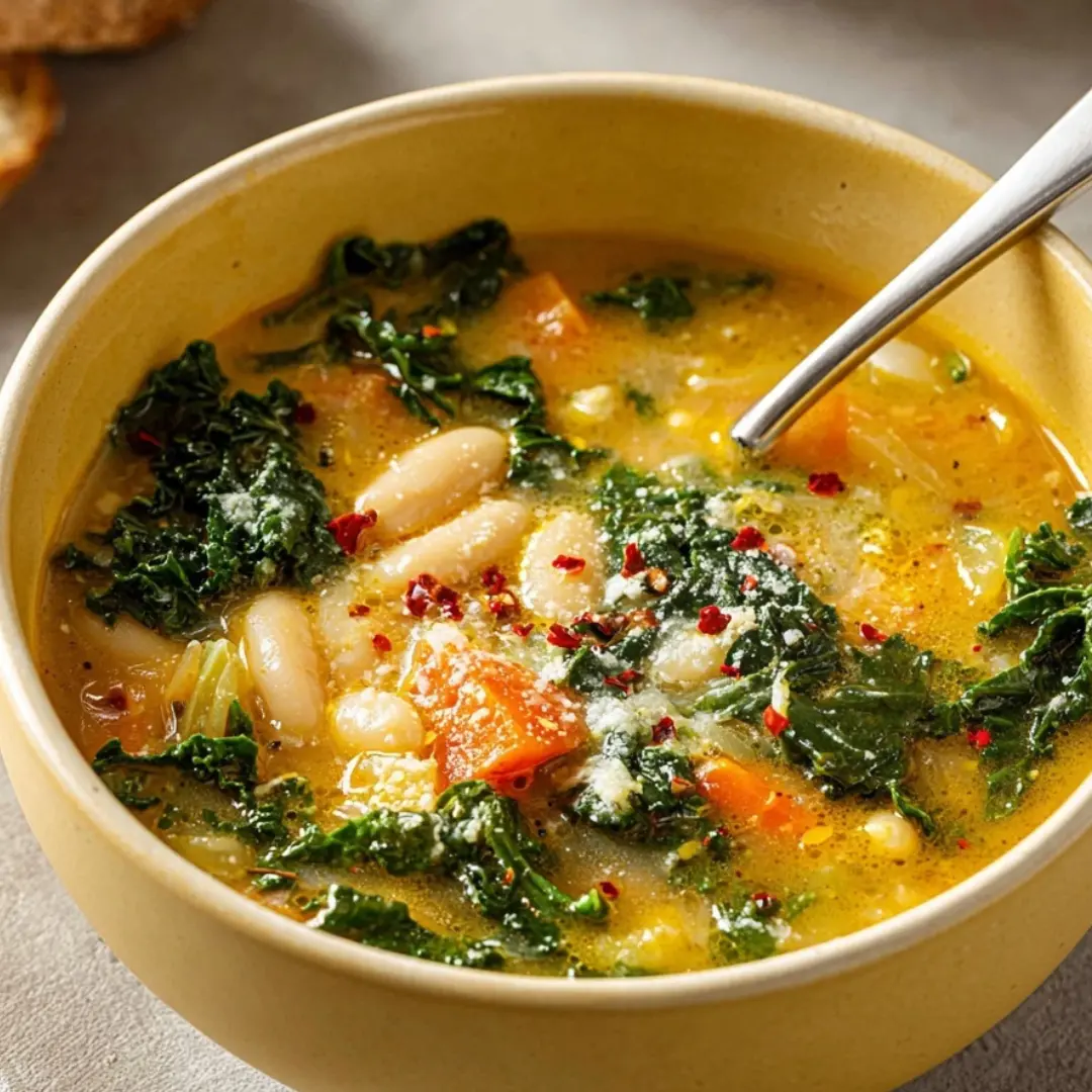 Tuscan White Bean and Kale Soup Recipe