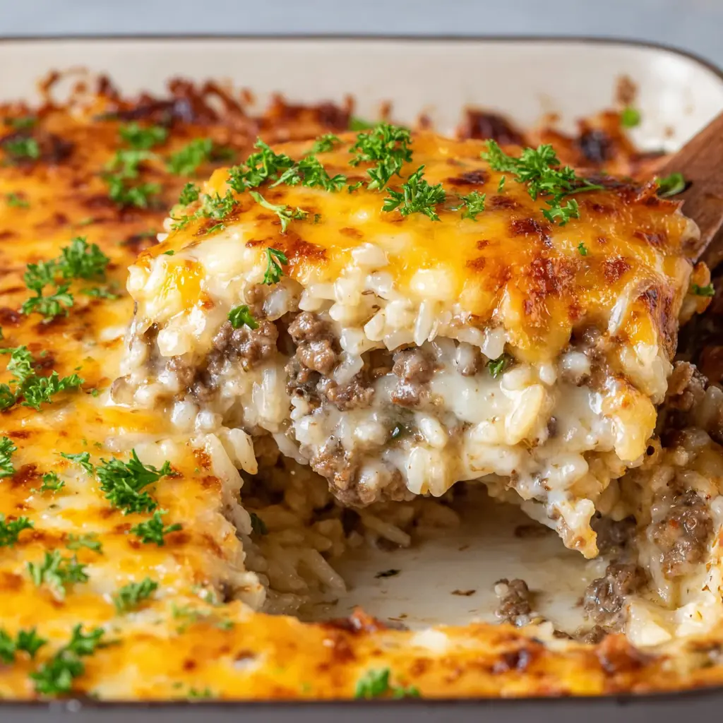 hamburger rice casserole Recipe