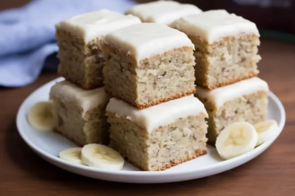 Banana Bread Brownies Bars