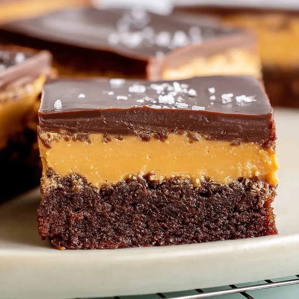 Buckeye Cookie Bars with Cake Mix