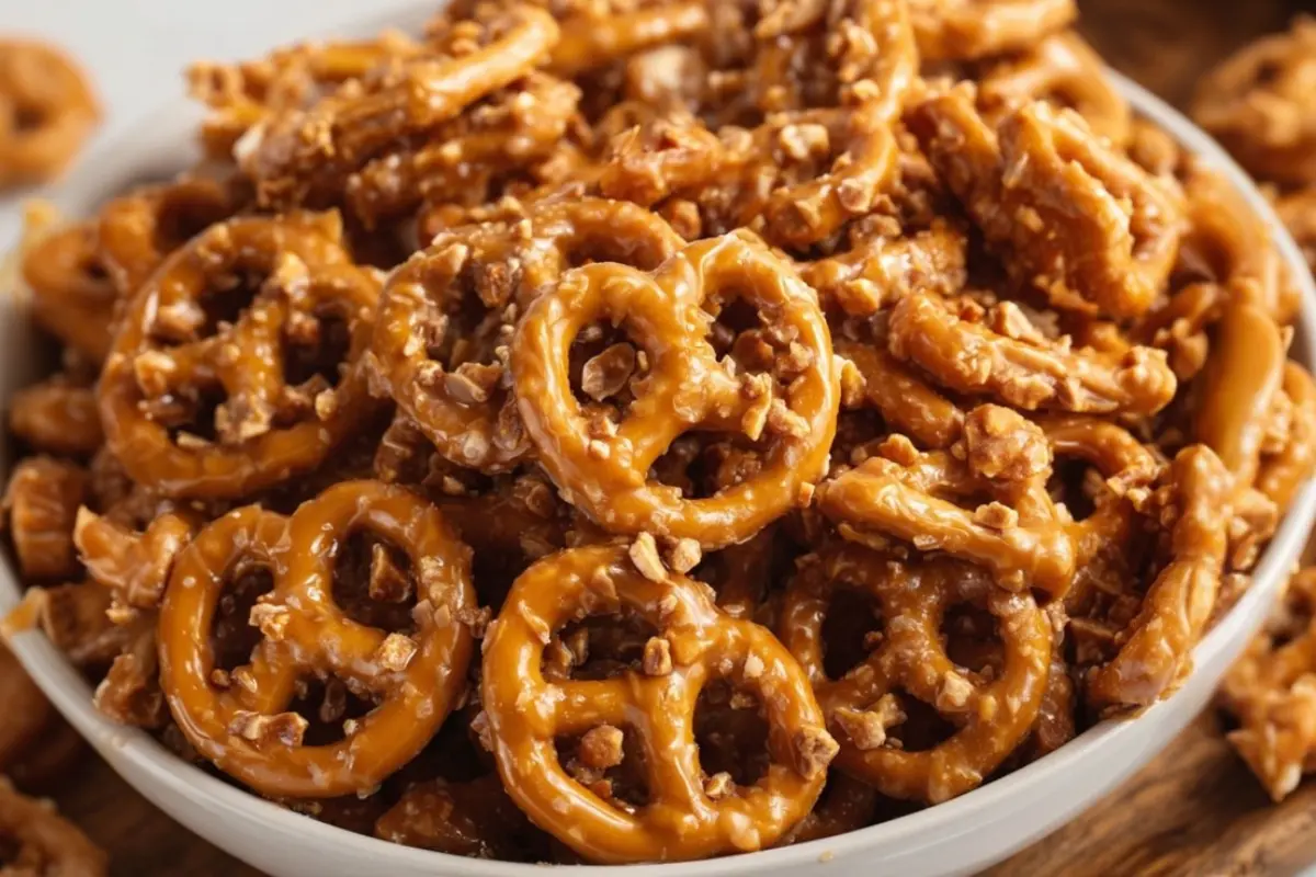Butter Toffee Pretzels