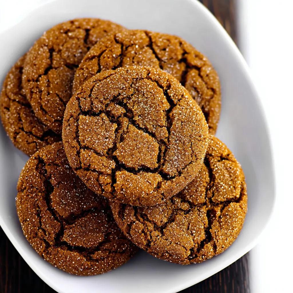 Chewy Ginger Molasses Cookies Recipe