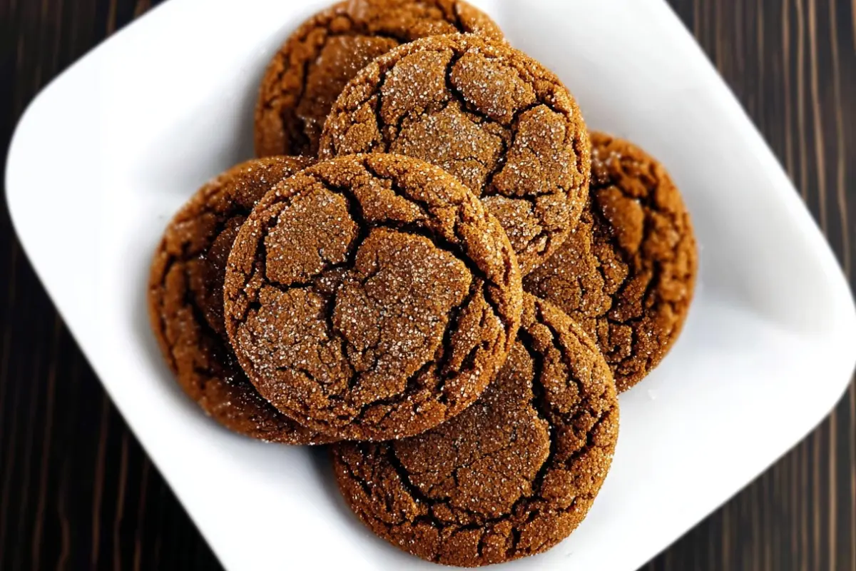 Chewy Ginger Molasses Cookies