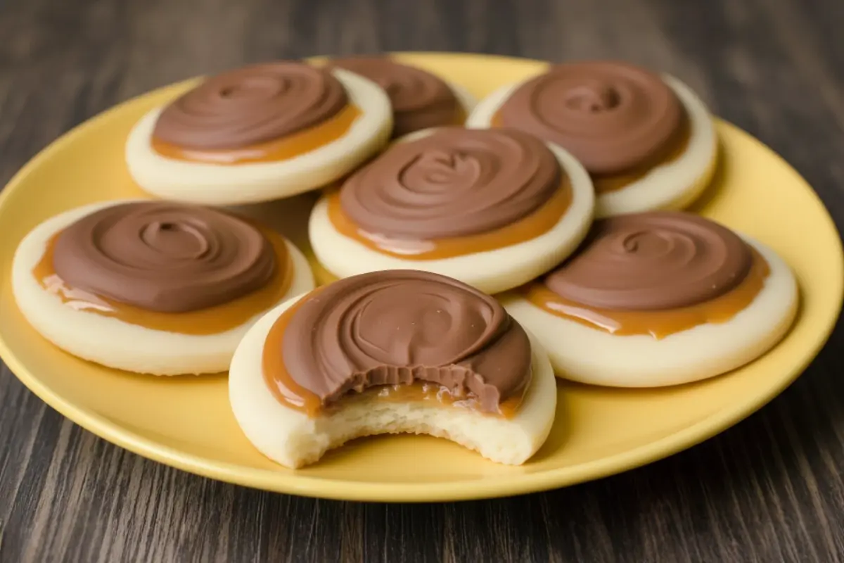 Chocolate Caramel Cookie Cups
