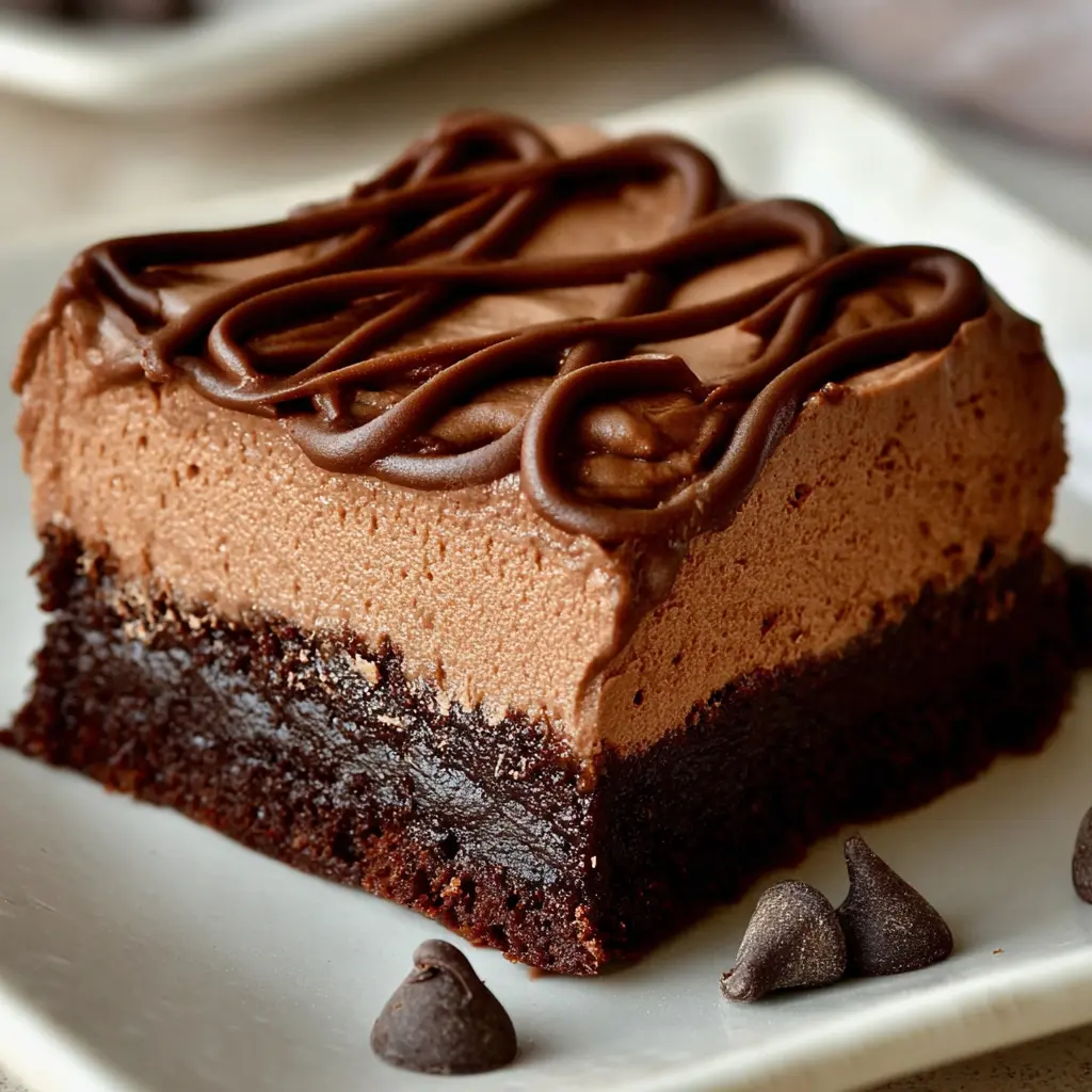 Chocolate Mousse Brownies Recipe