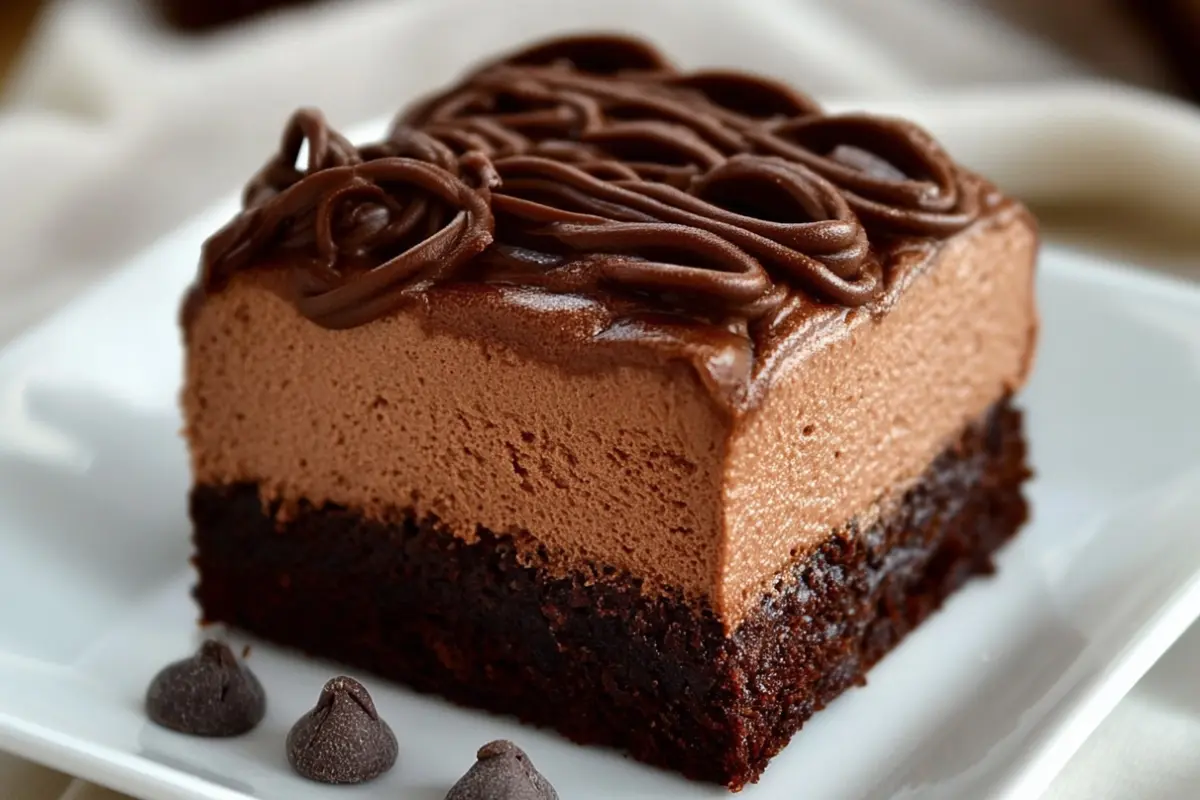Chocolate Mousse Brownies