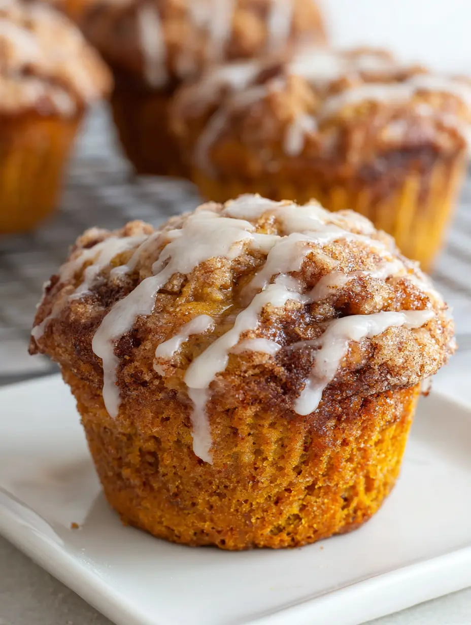Cinnamon Roll Pumpkin Muffins Recipe
