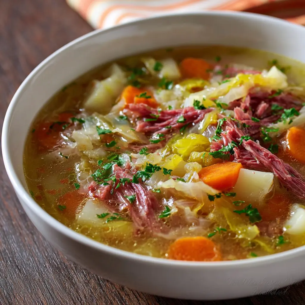 Corned Beef and Cabbage Soup Recipe