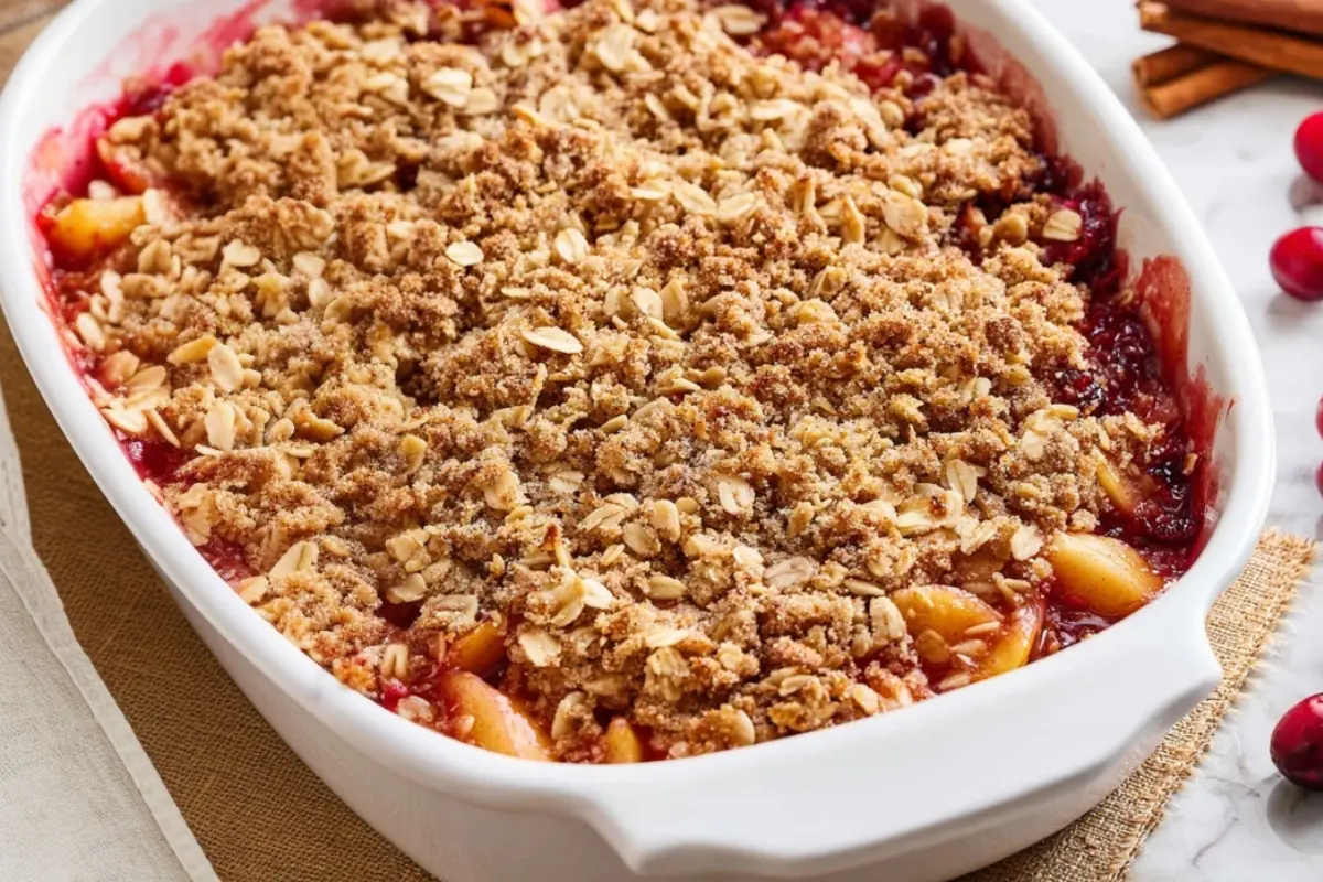 Cranberry Apple Crisp