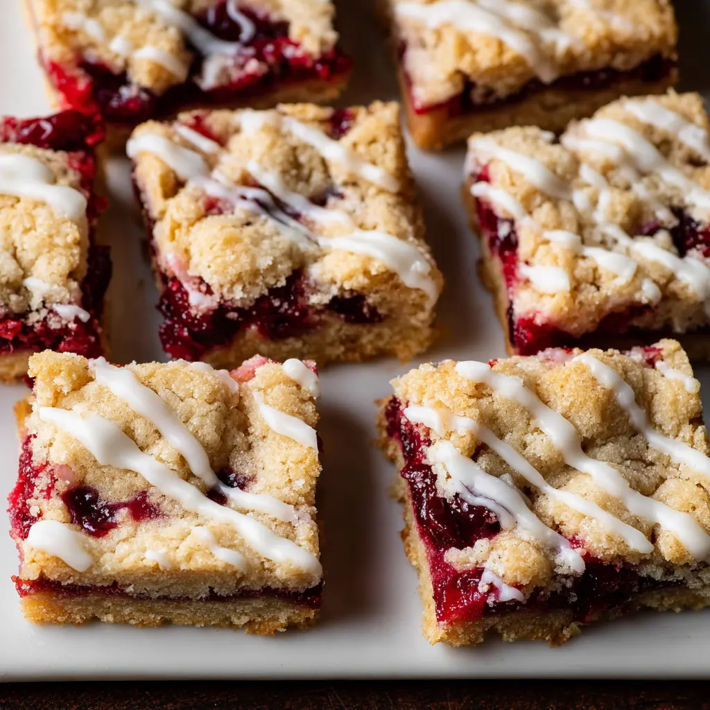 Cranberry Crumble Bars