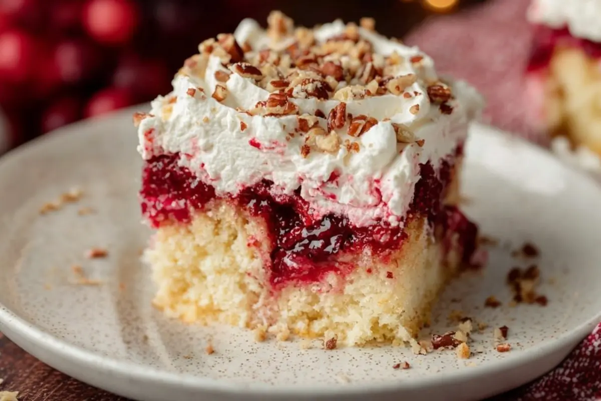 Cranberry Poke Cake