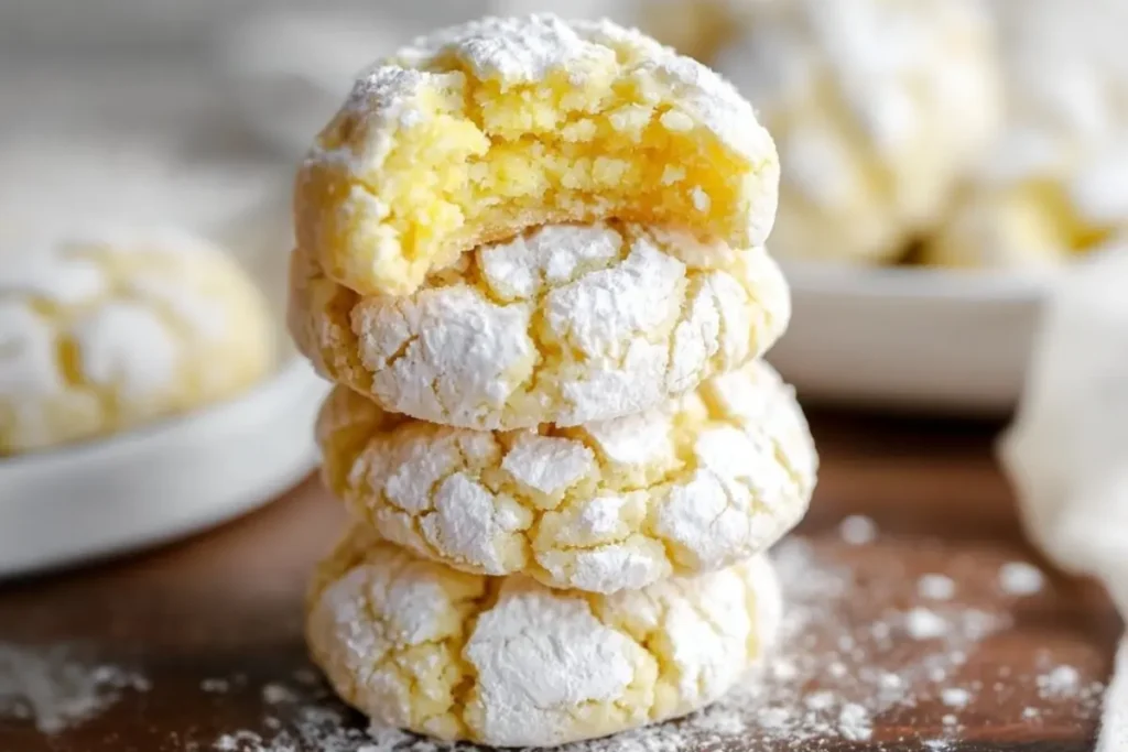 Easy Lemon Crinkle Cookies