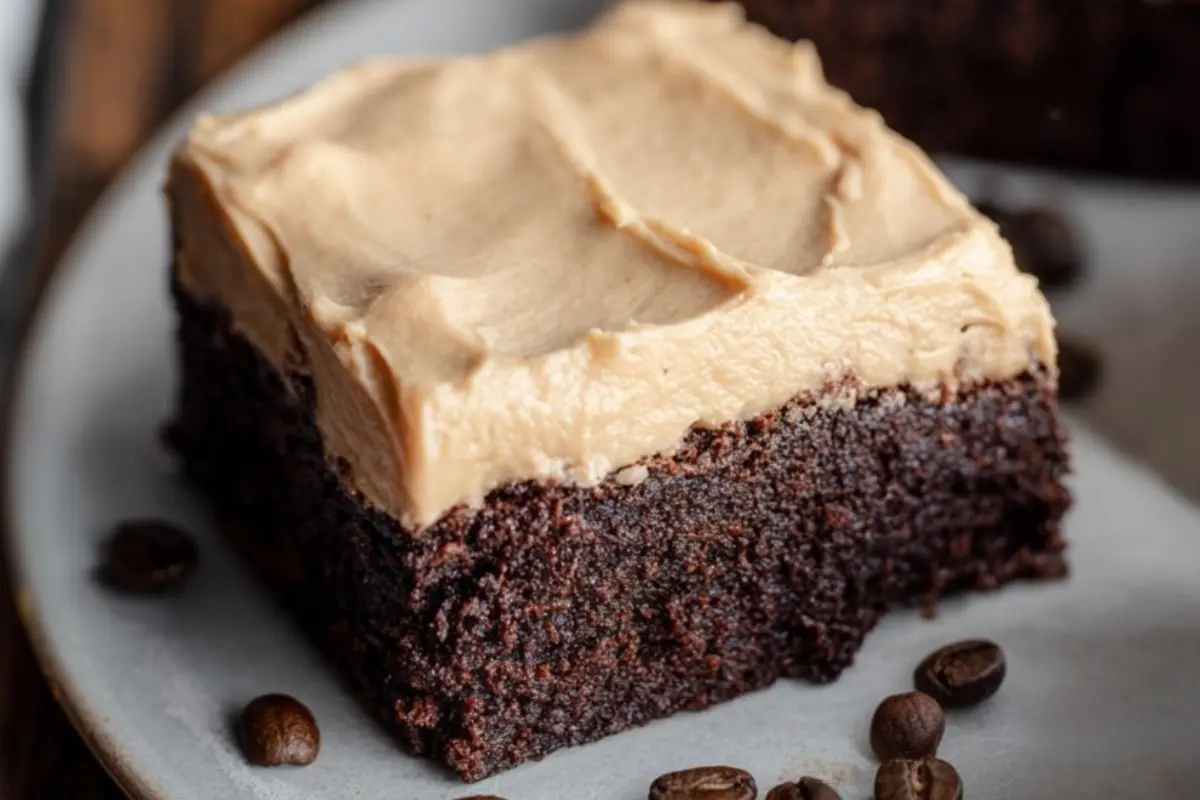 Frosted Coffee Brownies