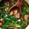 Ginger Garlic Beef Soup