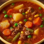 Instant Pot Hamburger Soup