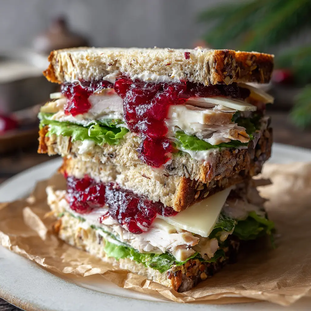 Leftover Cranberry Turkey Sandwich Recipe
