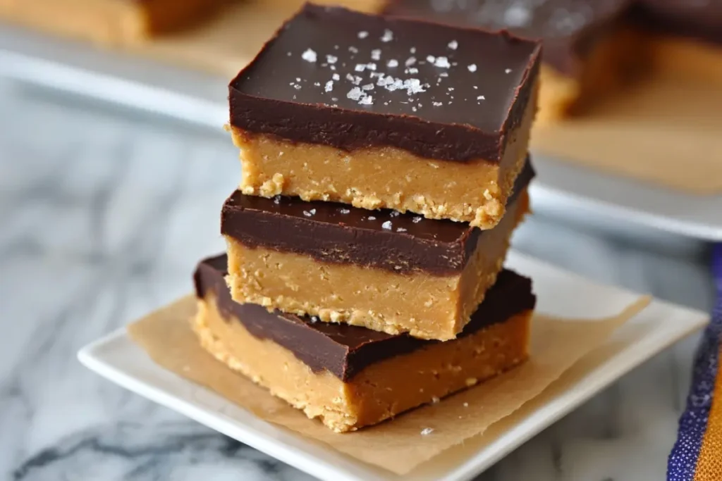 No Bake Peanut Butter Cup Bars