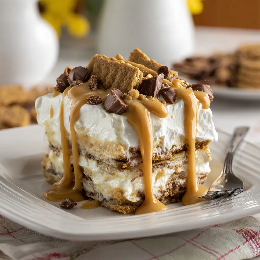 Peanut Butter Cookie Lasagna Recipe