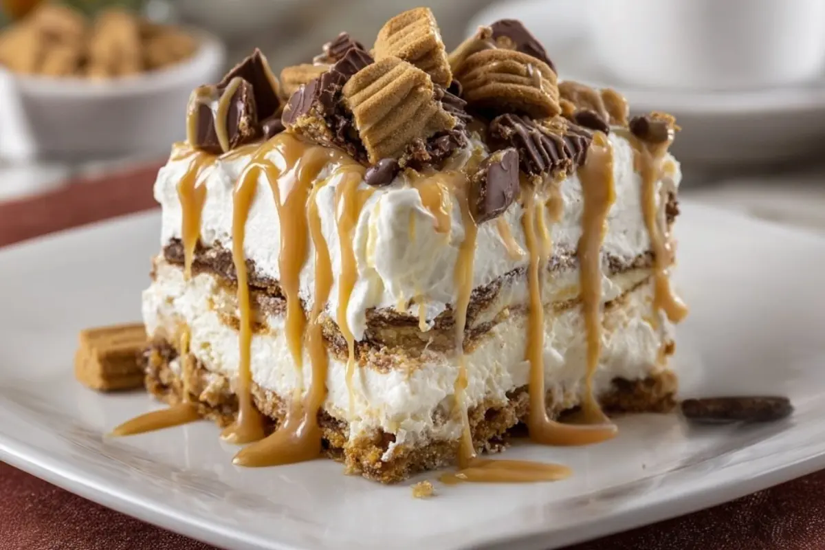 Peanut Butter Cookie Lasagna